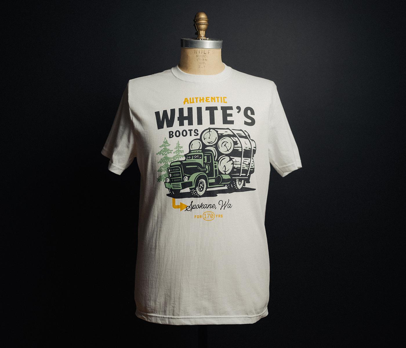 Timber Truck Graphic T-Shirt - Image 2